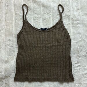 Brown Brandy Melville tank top